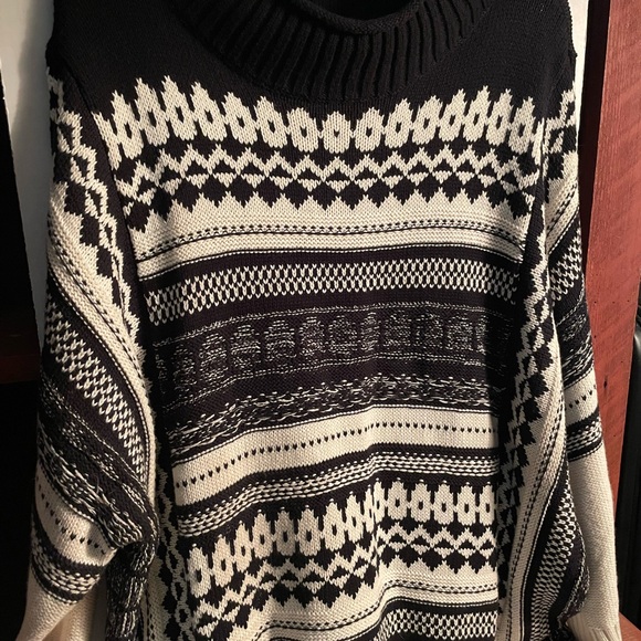 3X - CHAPS “Maine Cabin” Sweater - Picture 5 of 9